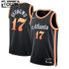 NBA Børn Trøje Atlanta Hawks Onyeka Okongwu 20 2022-23 Nike City Edition Sort Swingman
